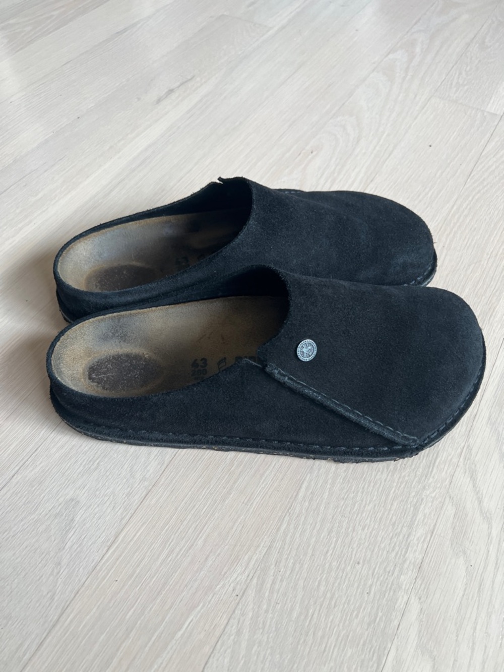 Birkenstock Zermatt Suede Slip-On Clog Mules - Men’s 10 - Picture 6 of 10